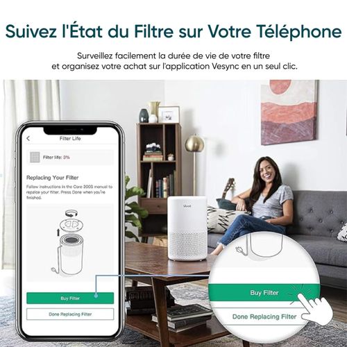 Levoit Core 200S Filtre de Rechange - Levoit FR - Modalova