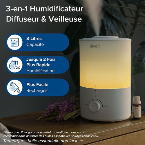 Humidificateur d’air à ultrasons Levoit Dual 150 - Levoit FR - Modalova
