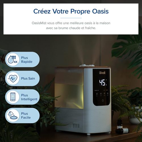 Levoit humidificateur d’air Oasismist 450S - Levoit FR - Modalova