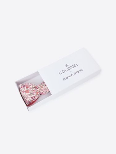Nœud papillon fleuri en coton Le Colonel - Devred - Modalova