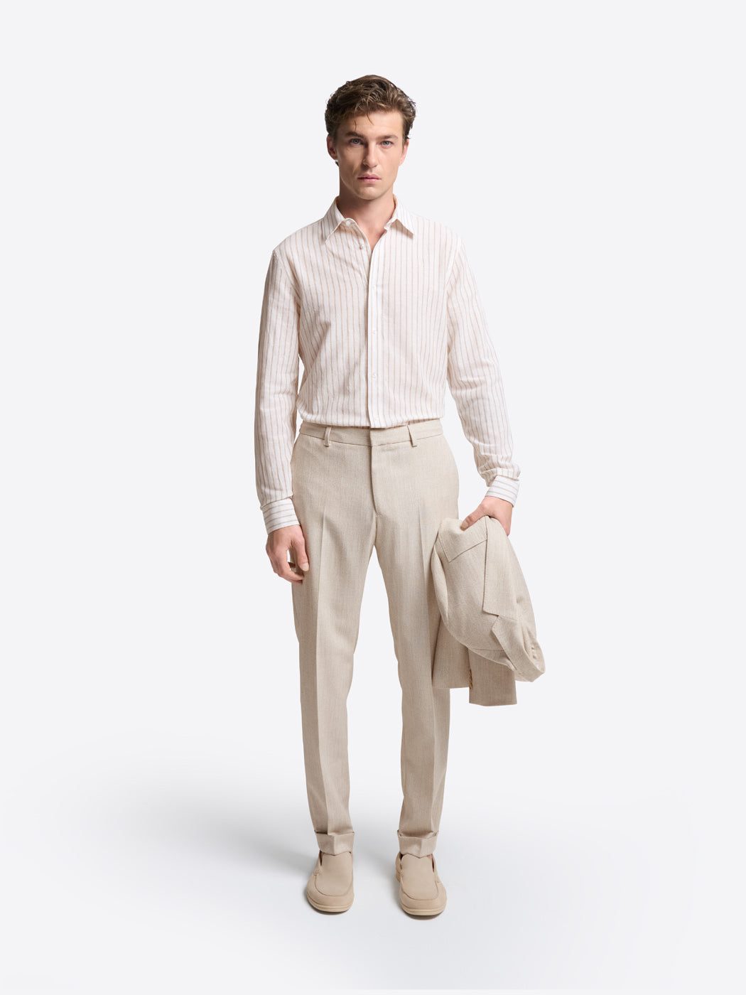 Pantalon de costume slim à motif - Devred - Modalova