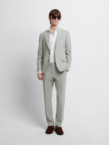 Pantalon de costume slim laine mélangé - Devred - Modalova