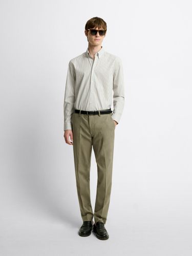 Pantalon de costume en coton lin - Devred - Modalova