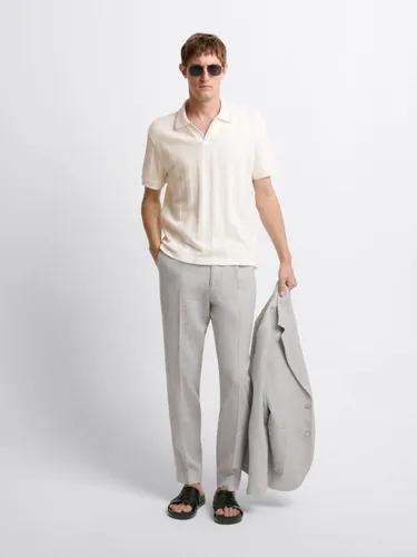 Pantalon de costume slim en coton lin - Devred - Modalova