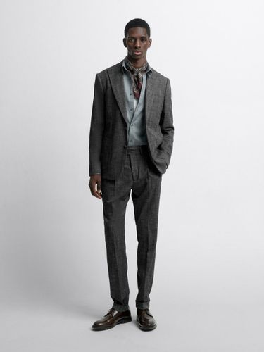 Pantalon de costume slim chevron - Devred - Modalova