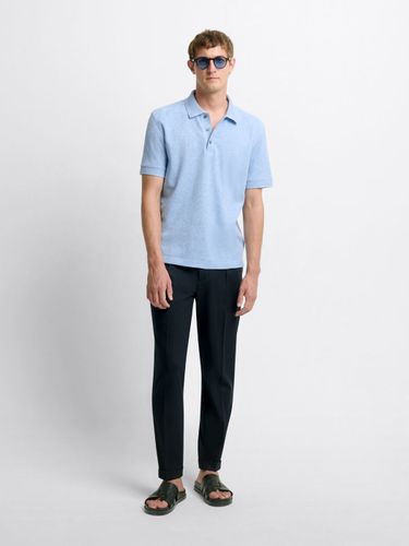 Chino à pinces en lin mélangé - Devred - Modalova