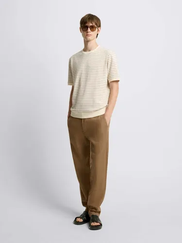 Chino en coton lin - Devred - Modalova