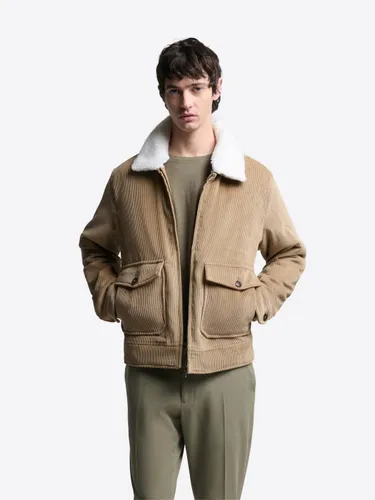Blouson en velours col sherpa - Devred - Modalova
