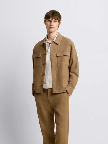 Blouson regular en coton lin col chemise - Devred - Modalova