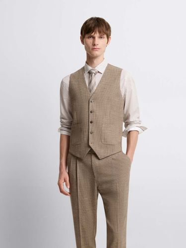 Gilet de costume pied de puce - Devred - Modalova