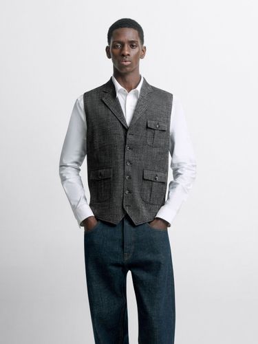 Gilet de costume en chevron - Devred - Modalova