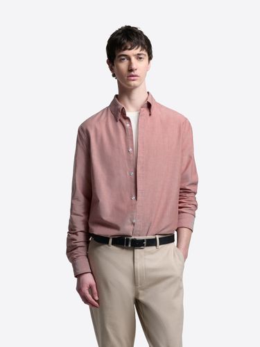 Chemise slim en coton bio unie - Devred - Modalova