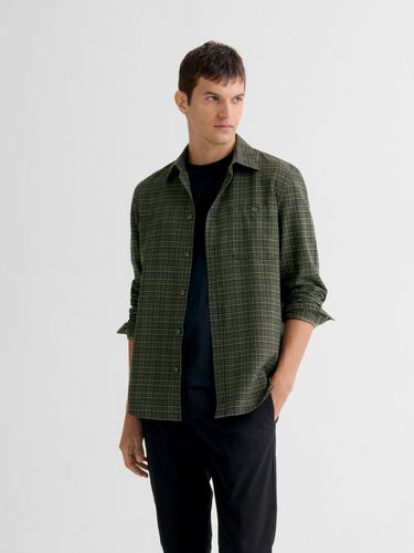 Chemise slim en coton à carreaux - Devred - Modalova