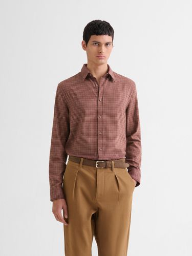 Chemise slim en coton à carreaux - Devred - Modalova