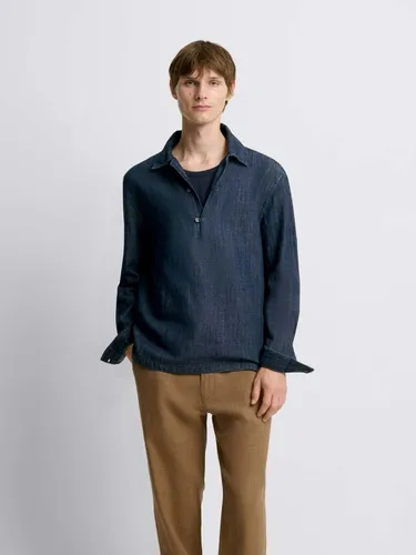 Chemise vareuse en coton lin - Devred - Modalova