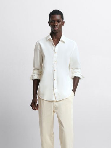 Chemise slim en velours - Devred - Modalova