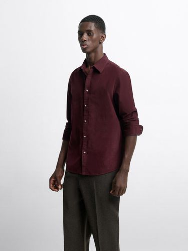 Chemise slim en velours - Devred - Modalova