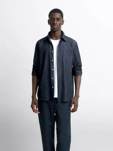 Chemise slim denim en coton - Devred - Modalova