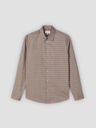 Chemise slim en coton à motifs - Devred - Modalova