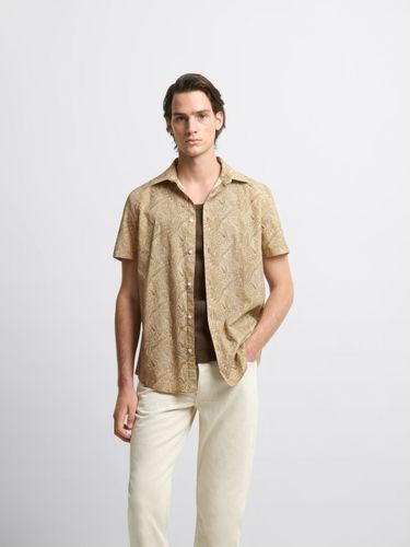Chemise manches courtes slim à motifs - Devred - Modalova