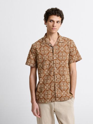 Chemise manches courtes regular brodée - Devred - Modalova