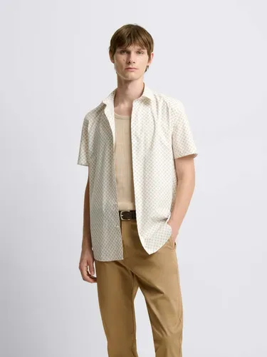 Chemise manches courtes slim à motifs - Devred - Modalova