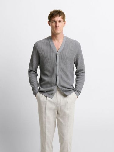 Cardigan boutonné en coton bio - Devred - Modalova