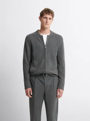 Cardigan col rond zippé en maille perlée - Devred - Modalova