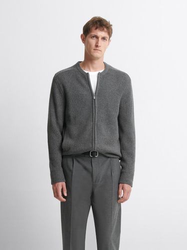 Cardigan col rond zippé en maille perlée - Devred - Modalova