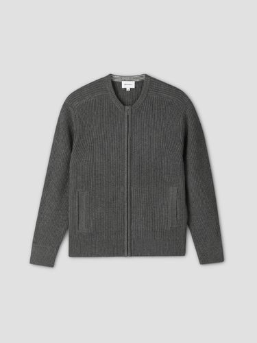 Cardigan col rond zippé en maille perlée - Devred - Modalova