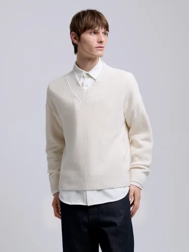Pull col V en maille perlée - L'atelier - Devred - Modalova