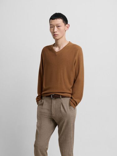 Pull col V en coton bio - Devred - Modalova