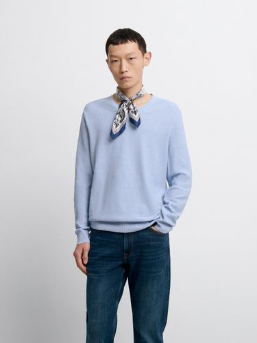 Pull col V en coton bio - Devred - Modalova