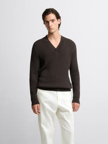 Pull col V en coton - L'atelier - Devred - Modalova