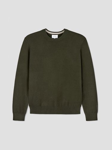 Pull col rond tricotage fantaisie - Devred - Modalova