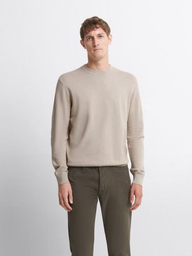 Pull col rond tricotage fantaisie - Devred - Modalova