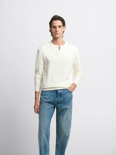 Pull col rond rayé - Devred - Modalova