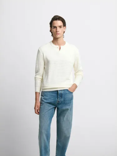 Pull col rond rayé - Devred - Modalova