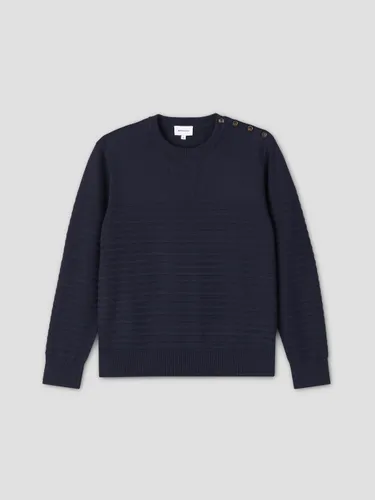 Pull col rond rayé - Devred - Modalova