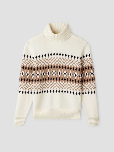 Pull col roulé en jacquard - Devred - Modalova