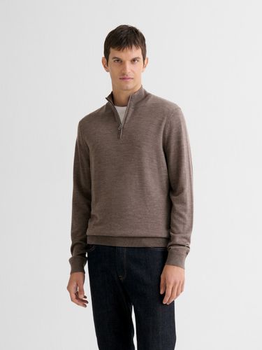 Pull col cheminée en laine Mérinos - Devred - Modalova