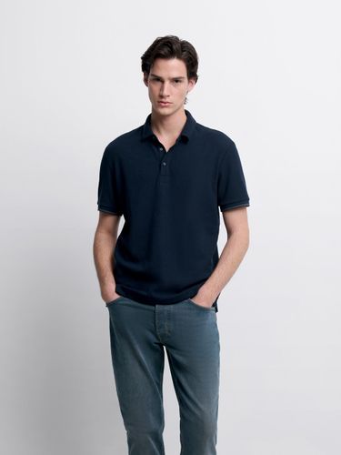 Polo col boutonné gauffré - Devred - Modalova