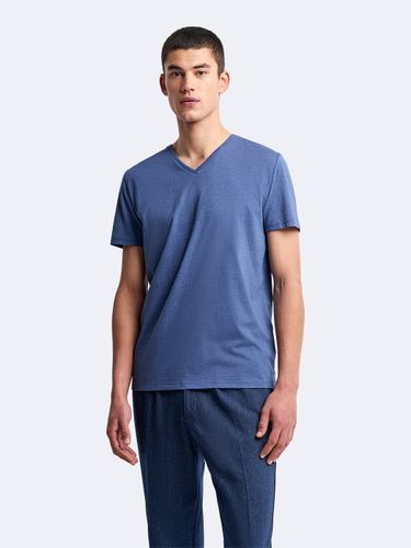 T-shirt col V mélange coton Supima® - Devred - Modalova