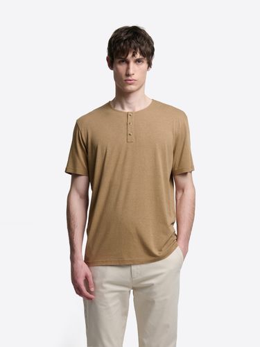 T-shirt col tunisien en lyocell - Devred - Modalova