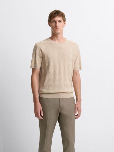 T-shirt maille col rond fantaisie - Devred - Modalova