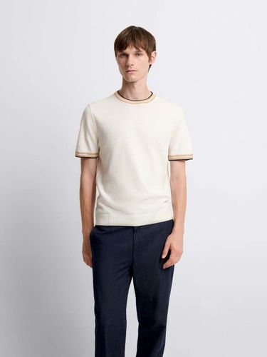 T-shirt maille col rond en coton - Devred - Modalova