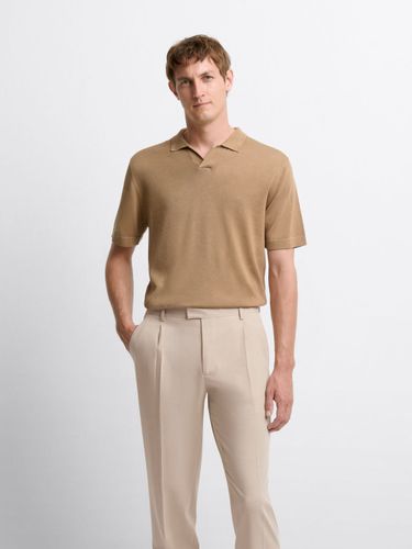 Polo maille col ouvert en jersey - Devred - Modalova