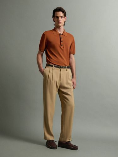 Polo col boutonné en maille jersey - Devred - Modalova