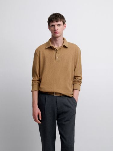 Polo manches longues col boutonné - Devred - Modalova