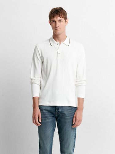 Polo manches longues en jacquard - Devred - Modalova